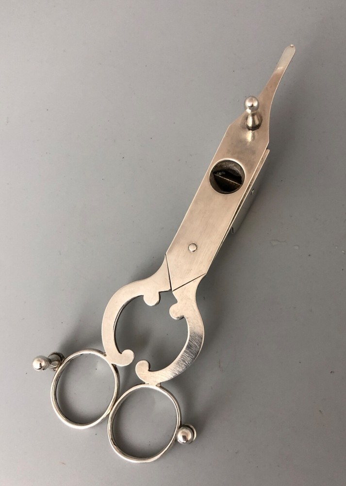 Victorian Solid Silver Cheroot Cutter Sampson Mordan London 1897 BLZX