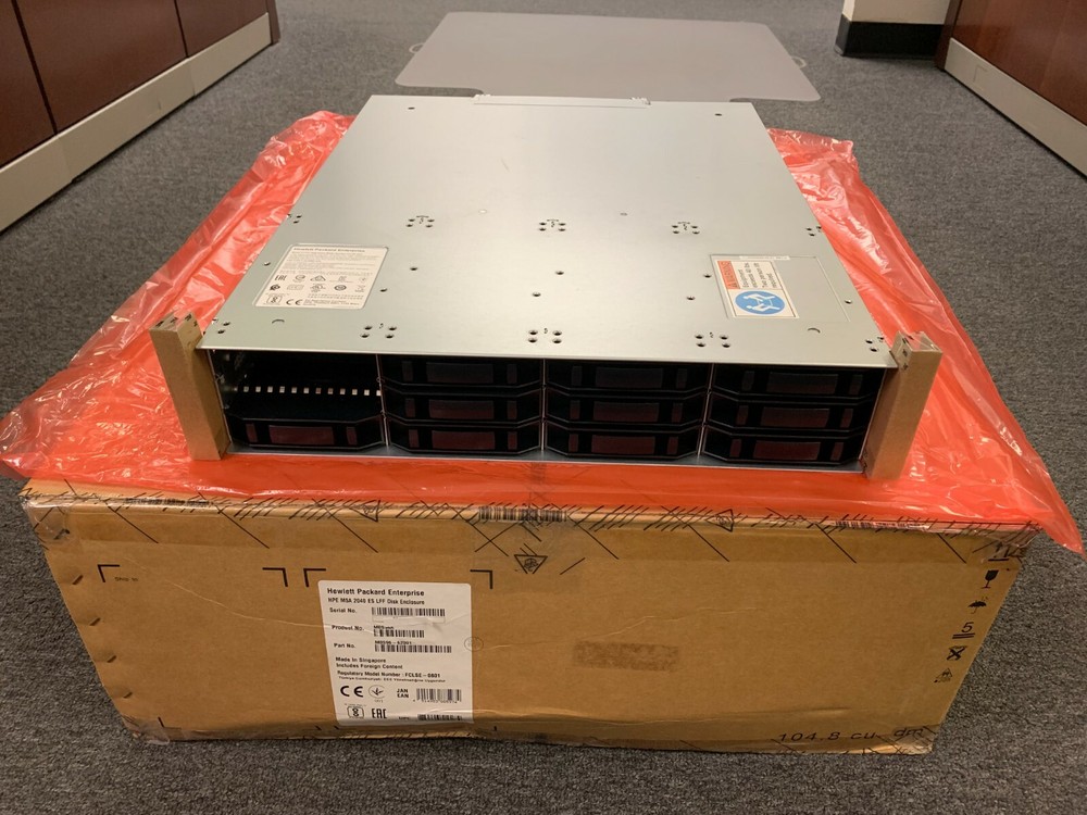 M0S96A HPE MSA Modular Smart Array 2040 LFF Disk Enclosure NEW BULK