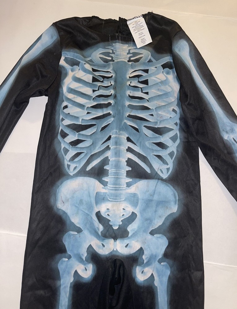 X-Ray Skeleton Costume. Size 4-7. New.