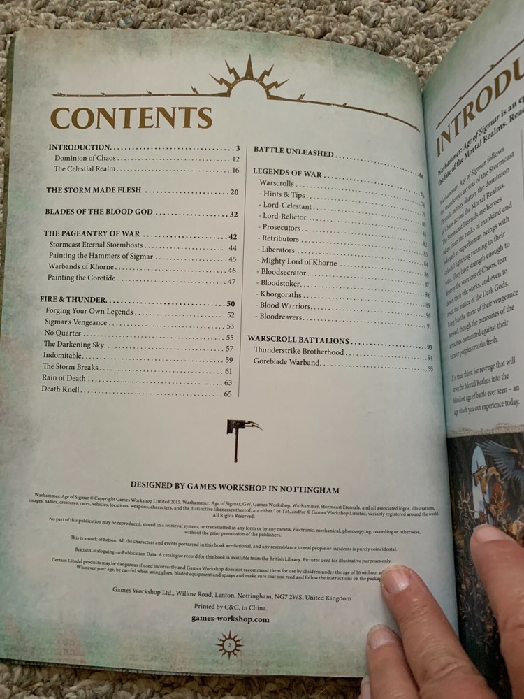 WARHAMMER ~ AGE OF SIGMAR ~ GAMES WORKSHOP ~ EC