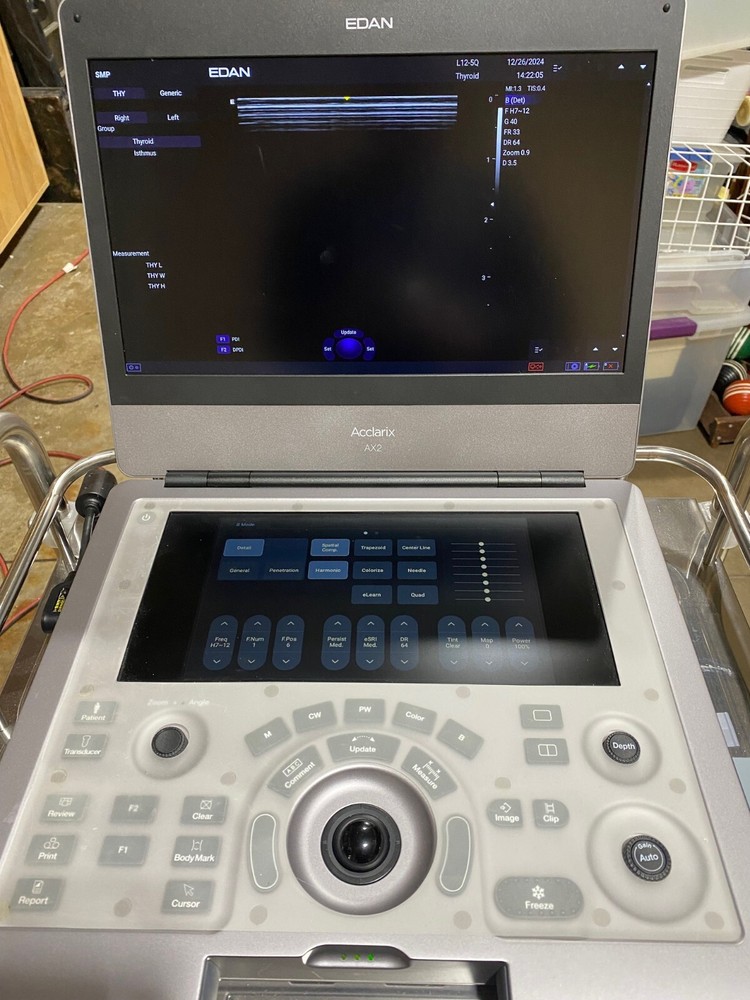 EDAN Acclarix AX2 Compact Ultrasound System and Transducer