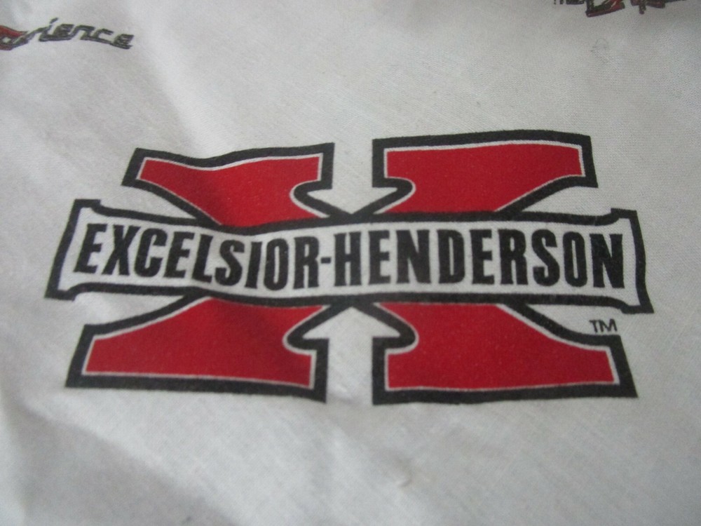 Vintage Excelsior Henderson Biker Bandana