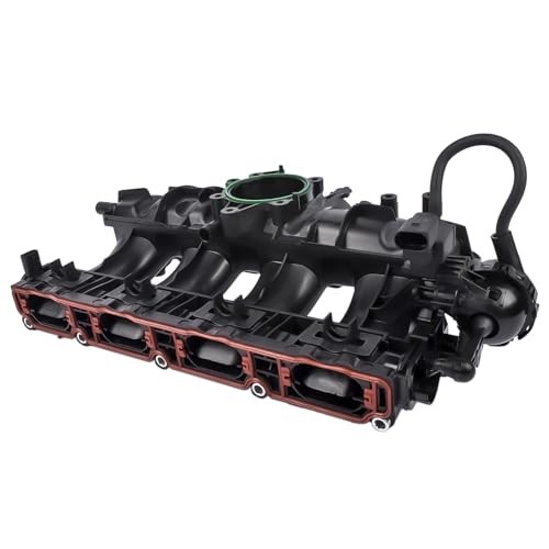 Intake Manifold Assembly w/ Solenoid Sensor Gasket Kit Replacement for 2009-12