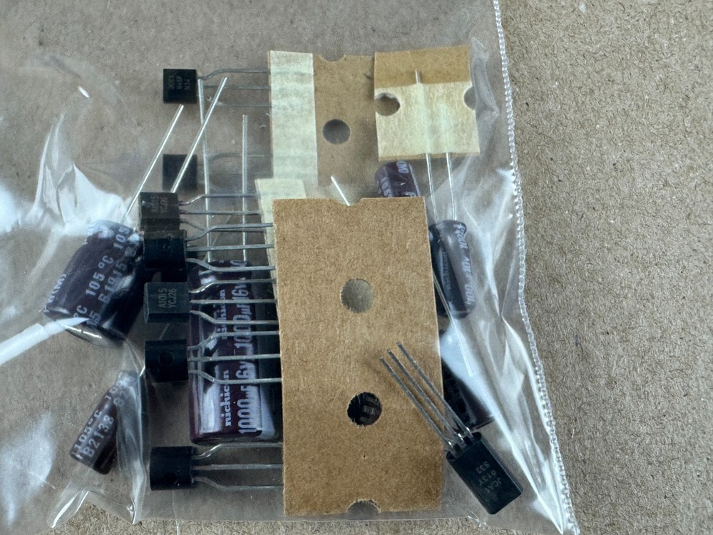Denon DP-2000 Speed Repair Kit Capacitors Turntable Recap Set