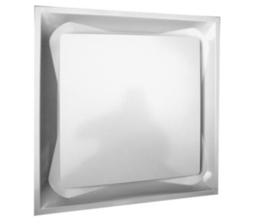 HART & COOLEY DPDR610W Plate Diffuser 10" Steel R6 Insulation Fixed Collar