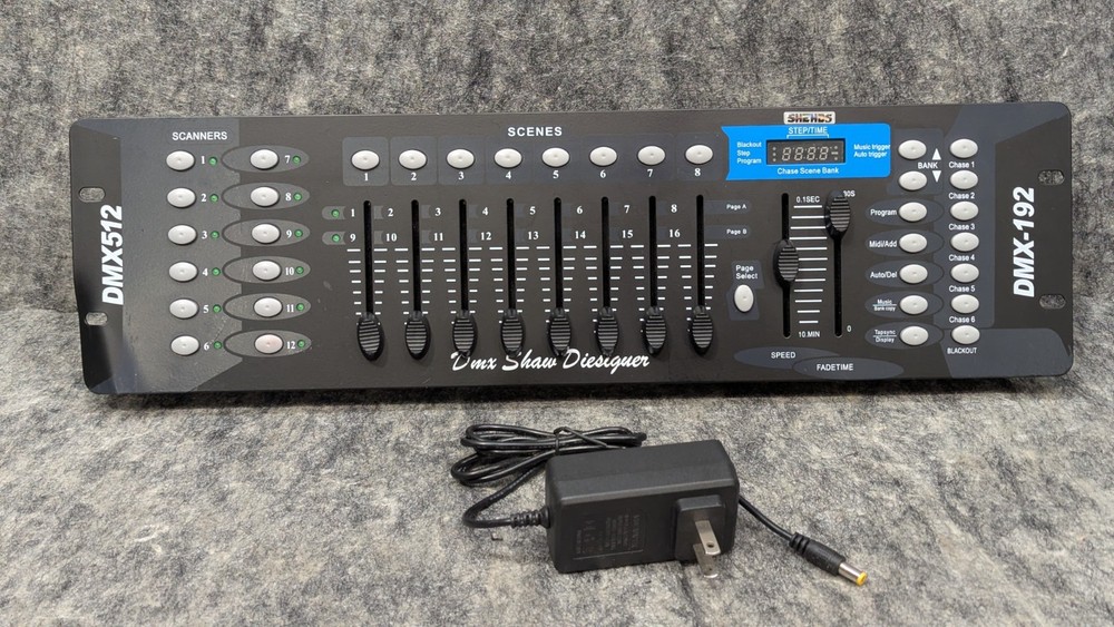 SHEDS DMX512 Controller DMX Lighting Controller DMX 192 Stage Light Controller