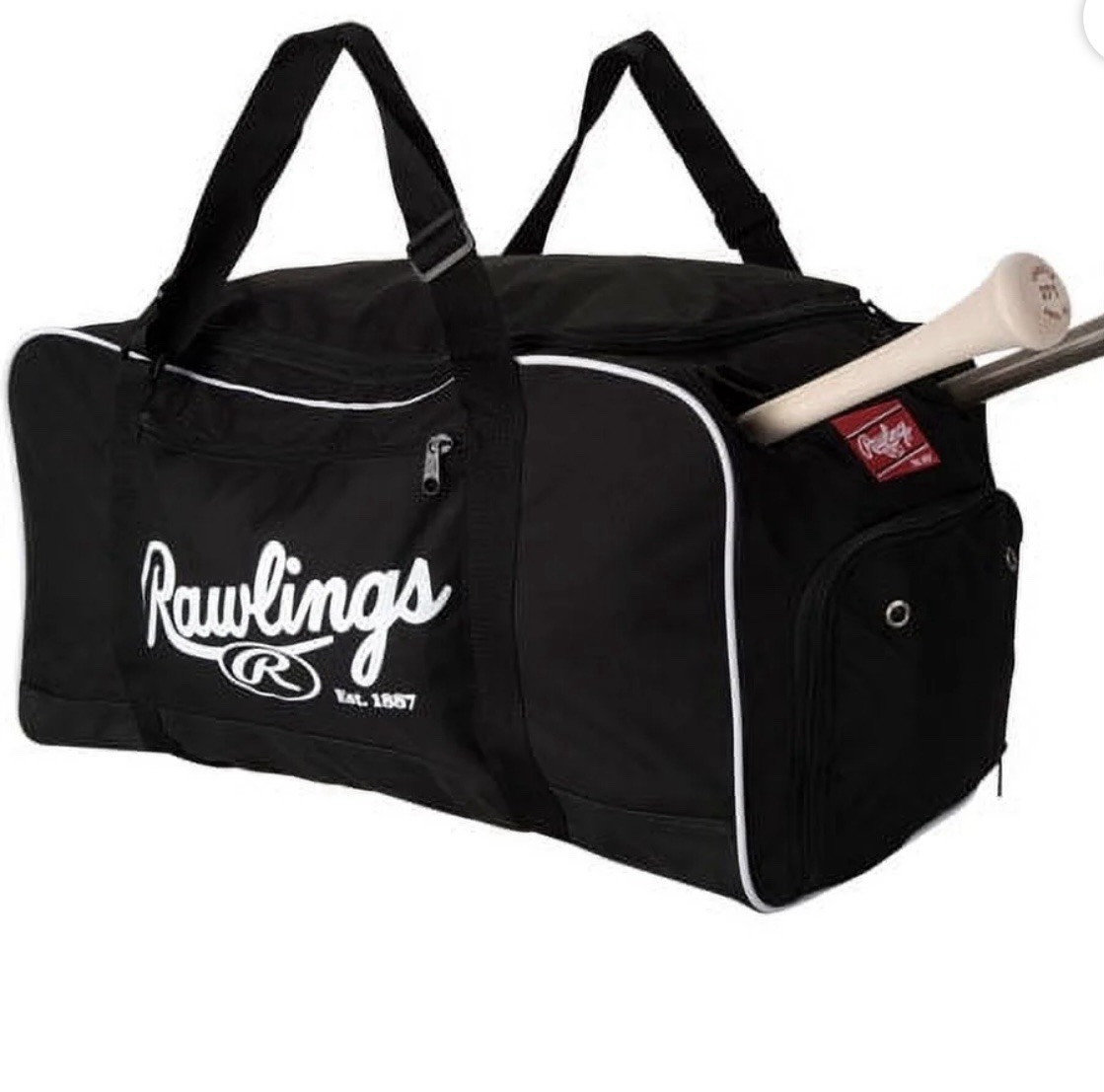 COVERT Duffle Bag | Baseball Softball Equipment | Black | Large Capacity