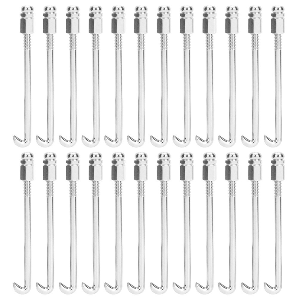 24Pcs Banjo Hooks Silver Musical Instrument Accessories