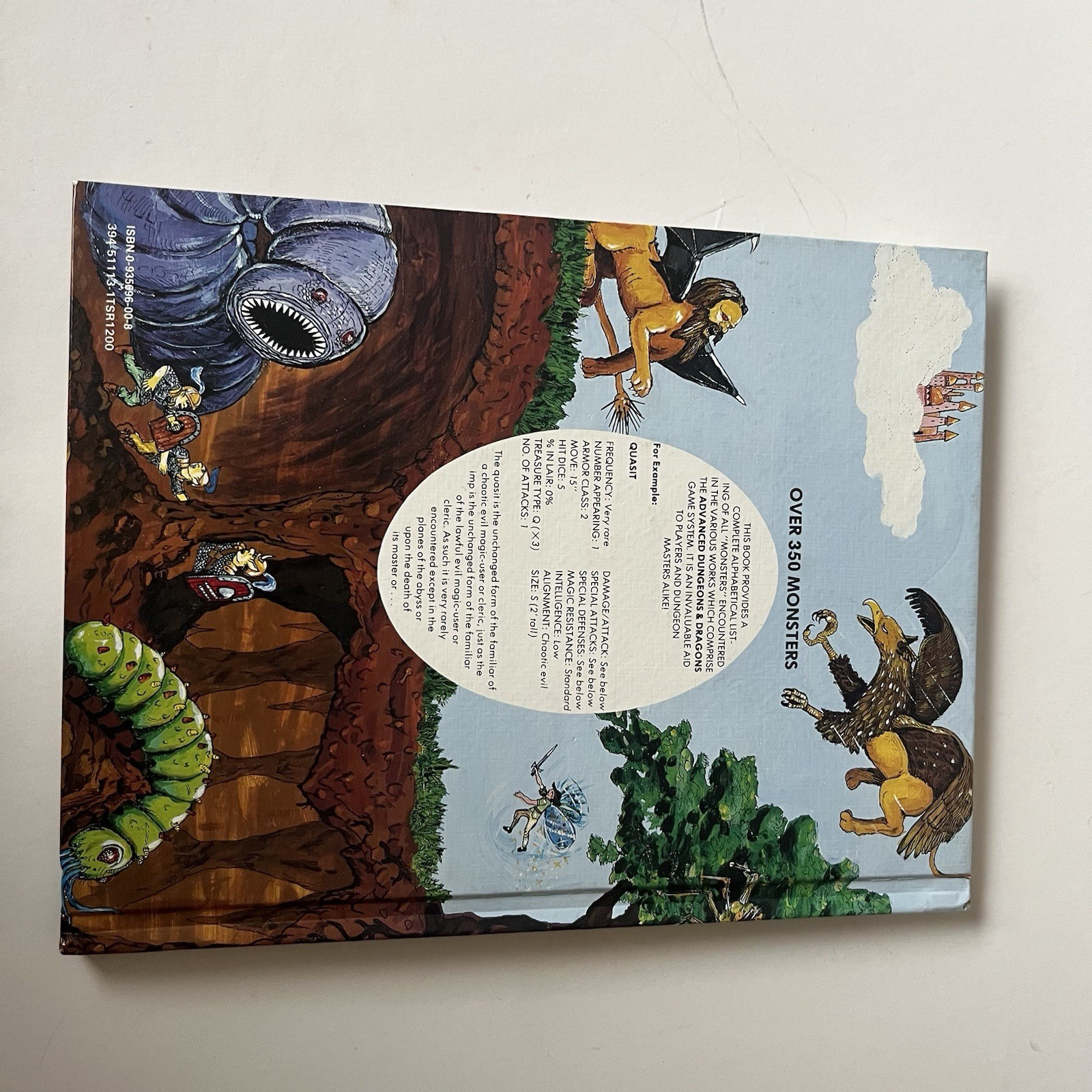 TSR AD&D Monster Manual 4th Edition 1979 Advanced Dungeons & Dragons