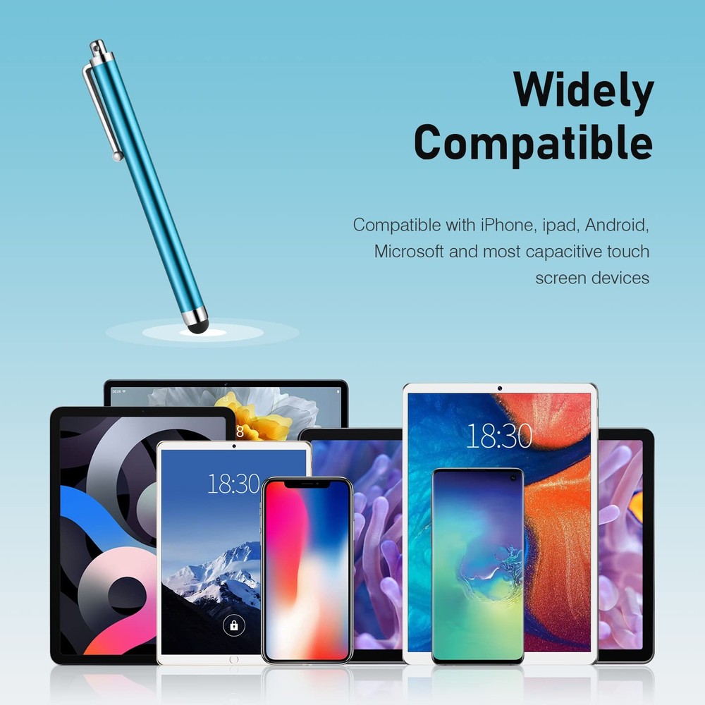 Stylus Pens for Touch Screens, Abiarst High Precision Universal 10-Pack