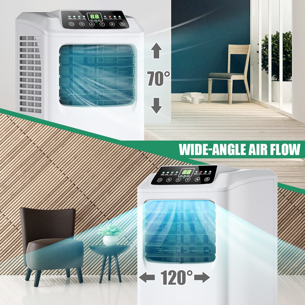 9000 BTU Portable Air Conditioner & Dehumidifier Function Remote w/ Window Kit