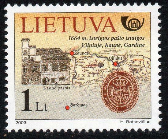 LITHUANIA MNH 2003 Postal History
