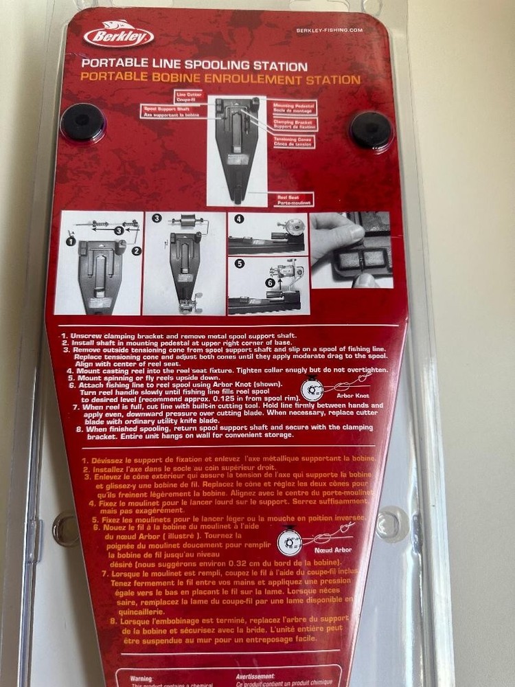 BERKLEY PORTABLE LINE SPOOLING STATION