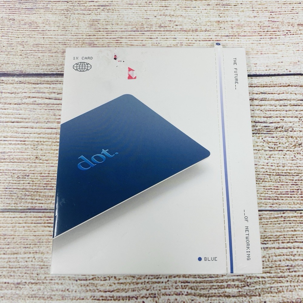 dot. Card - Digital Business Card - Tap Compatible with iPhone & Android (Blue)