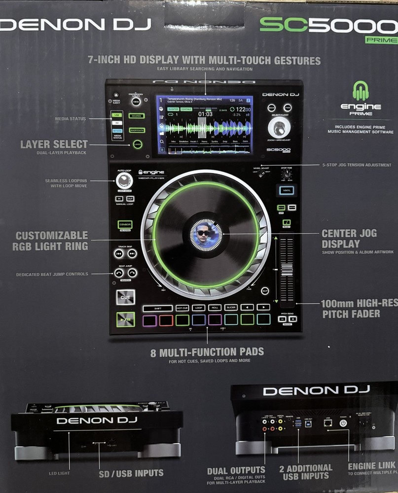 Denon SC5000 PRIME Professional DJ Media Player #2