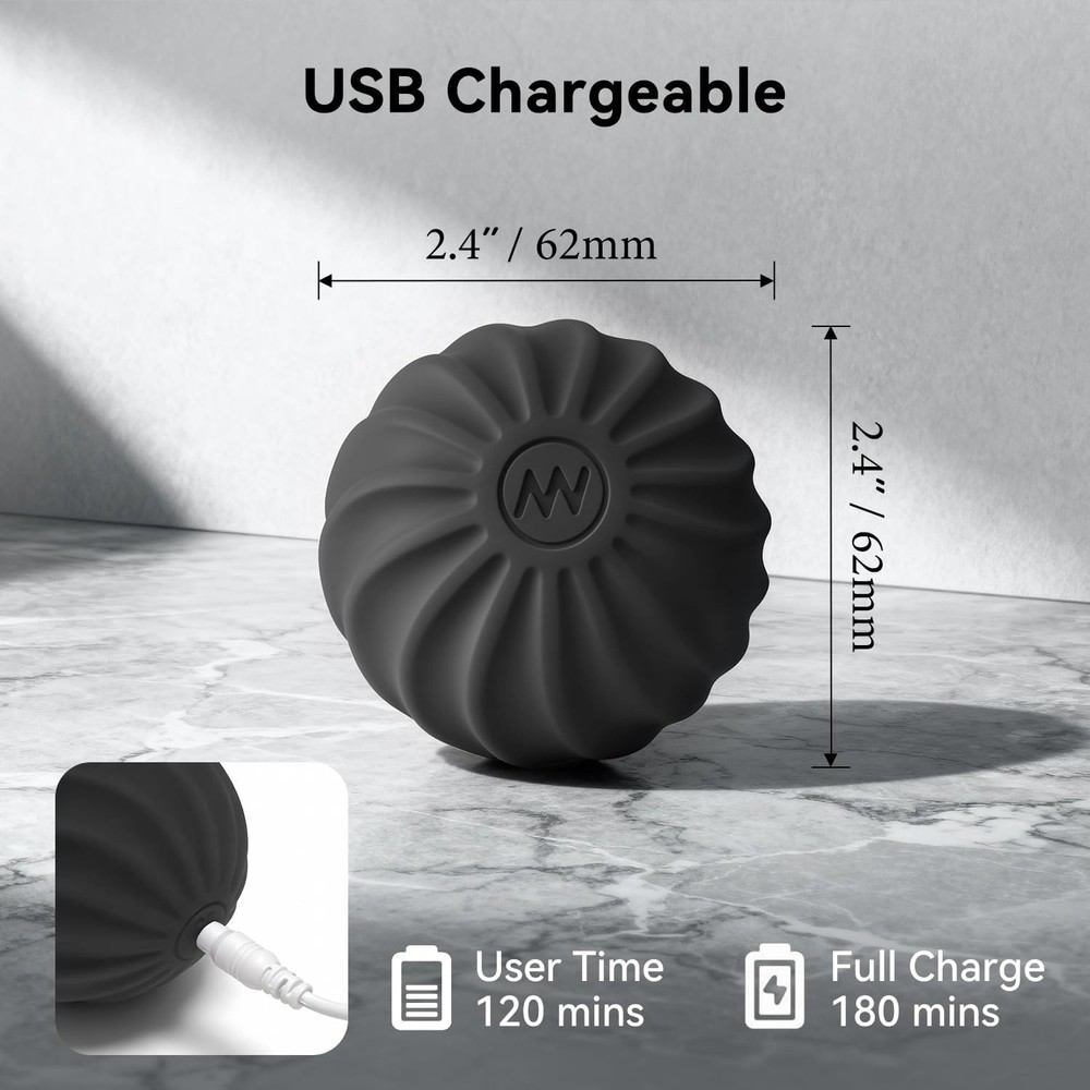 Vibrating Massage Ball and Vibrating Foam Roll