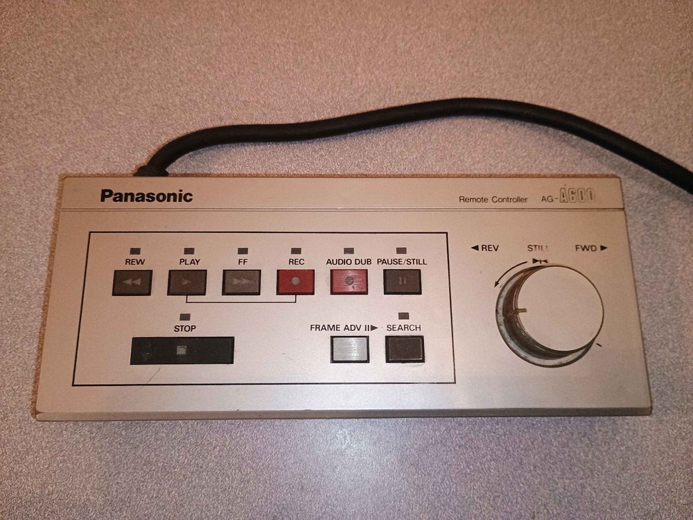 Panasonic AG-A600 Editing Remote Controller – Vintage Pro Video Equipment