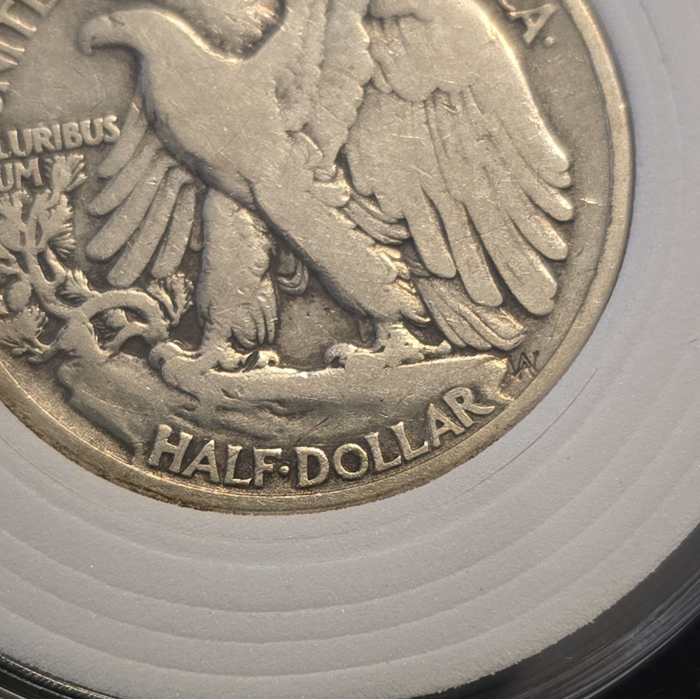 1939 Walking Liberty Half Dollar, grades VF+