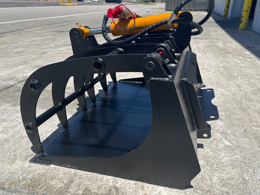 Mini Grapple Solid Bottom Attachment 44" Fits Mini Skid Steer Toro Dingo+More