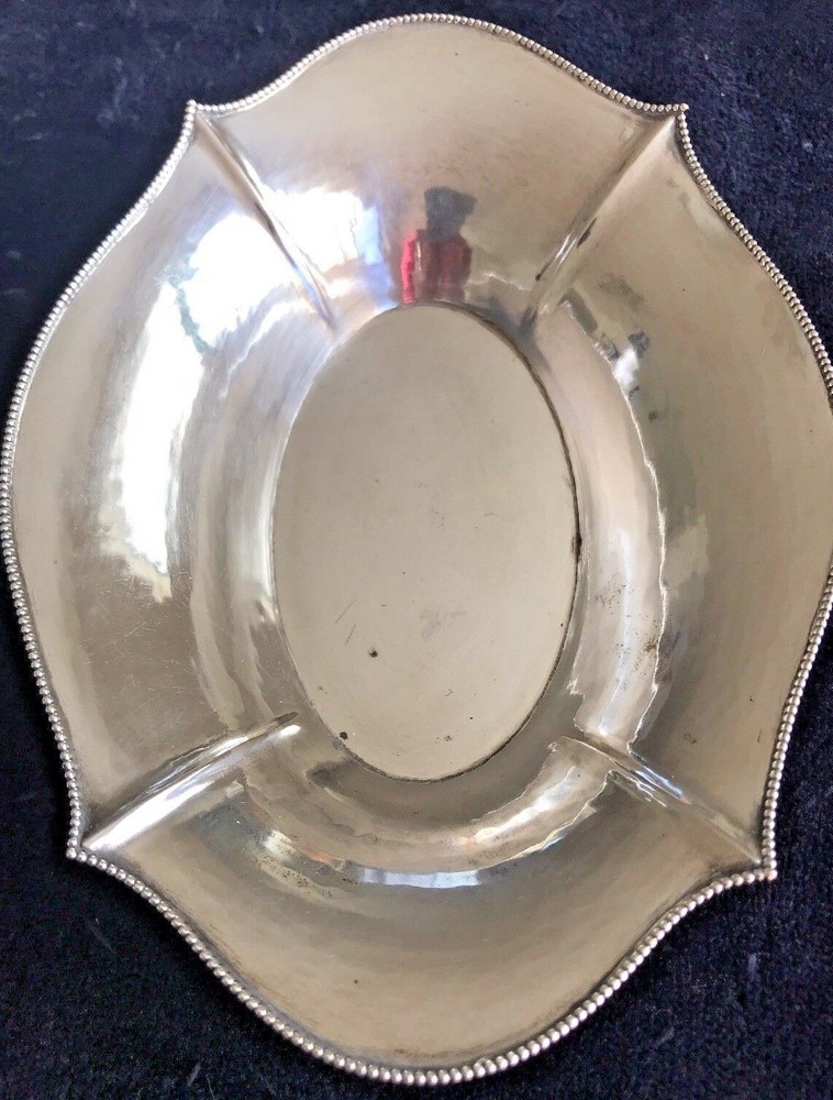 Antique 800 Coin Silver Bowl or Dish