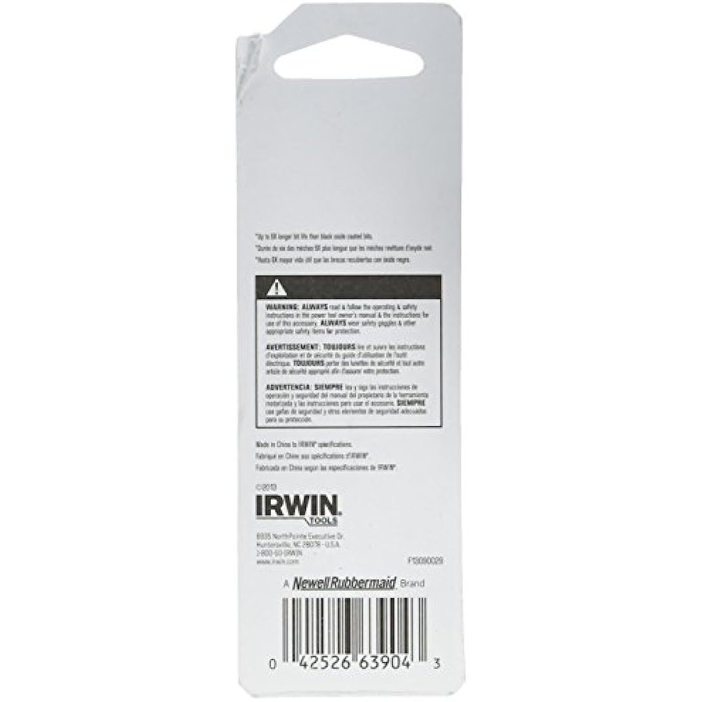 Irwin Drill 1/16 TIN JL 135' CARDED