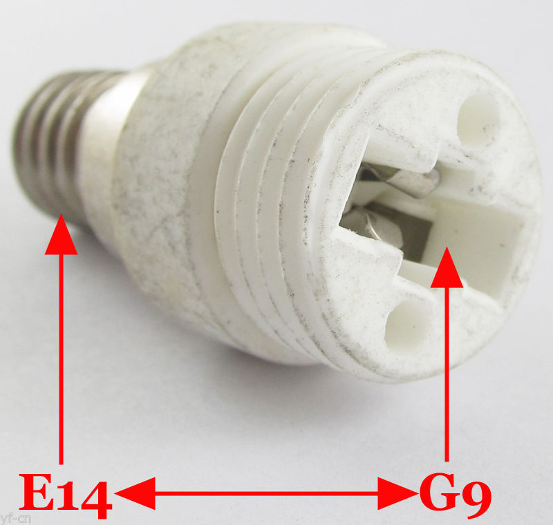 E14 to G9 Light Bulb Lamp Socket Base LED Halogen CFL Adapter Converter Holder