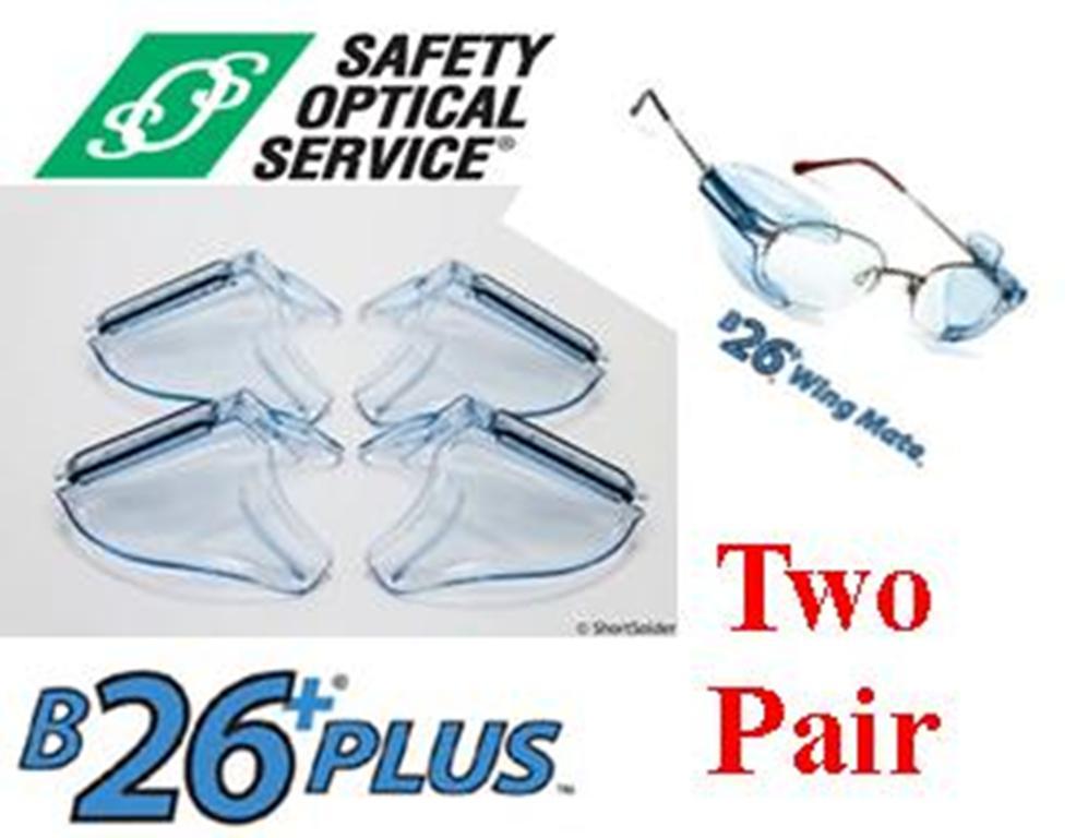 B-26+ Side Shields Universal For Small/Medium RX Frames - (2 TOTAL PAIR)