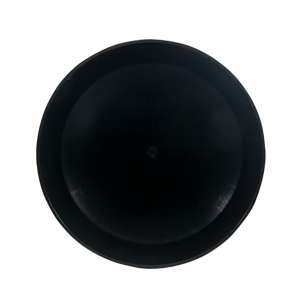 9.5 in. Round Cone Piling Cap - Black