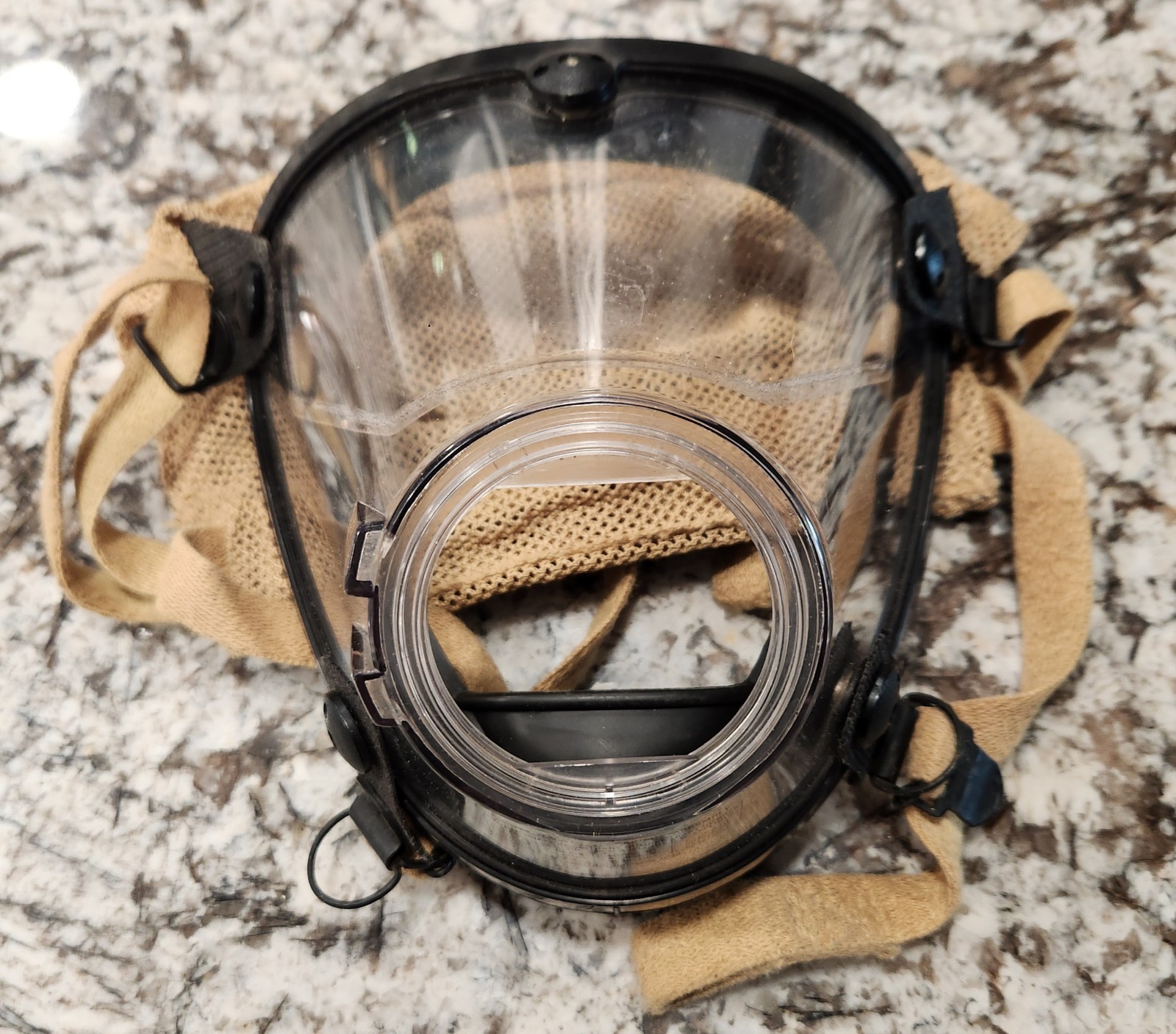 Scott O-Vista Facepiece 803921-02 USED GOOD condition SZ Large SCBA