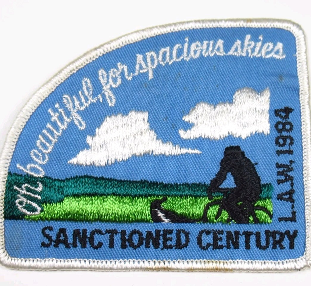 Vintage LAW Patch Sanctioned Century 1984 League of American Wheelmen
