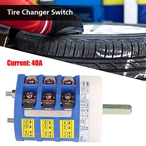 220V/380V 40A Tire Changer Machine Motor Forward Reverse Switch Tool Tire