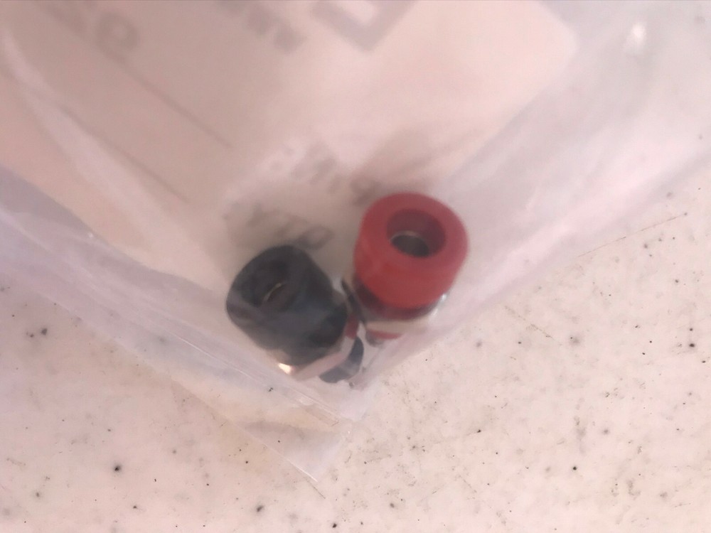 e-z-hook E-Z HOOK 9284 9284R/B Red Black Banana Socket Panel Mount