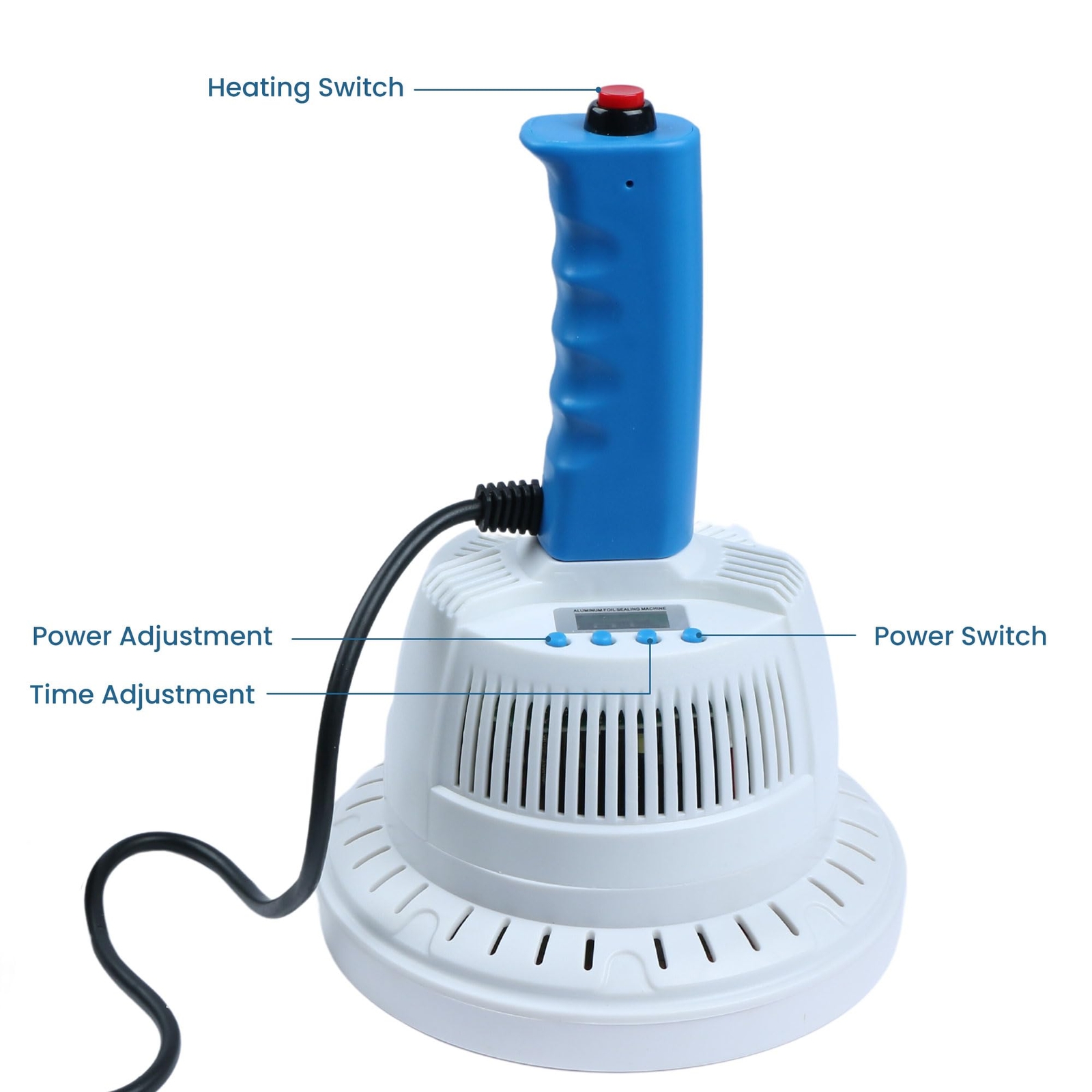 U.S. Solid Handheld Induction Sealer for 20-130mm Plastic Glass Bottle Caps