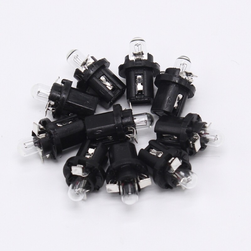 For Car Dashboard PCB Instrument Panel Light Bulbs With Holder Base Socket 10pcs