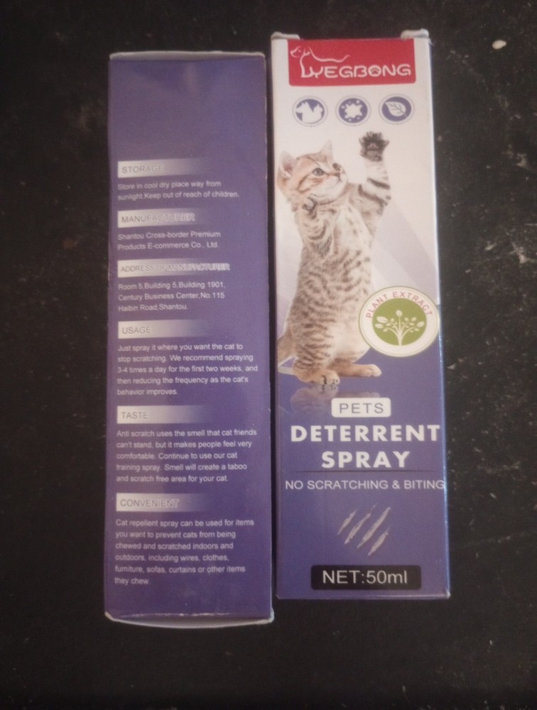 (2) TWO Pets Deterrent Spray NEW