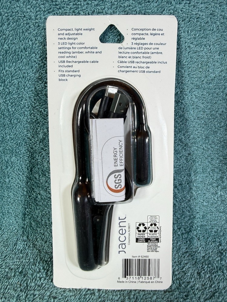 Key&castle clip-on book reading light