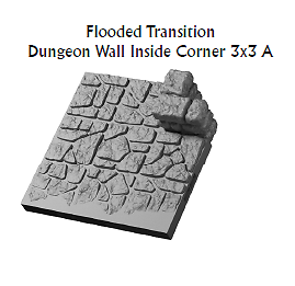 Flooded Transitional Inside and Outside Walls - 28 mm / 1" - DragonLock - DND -