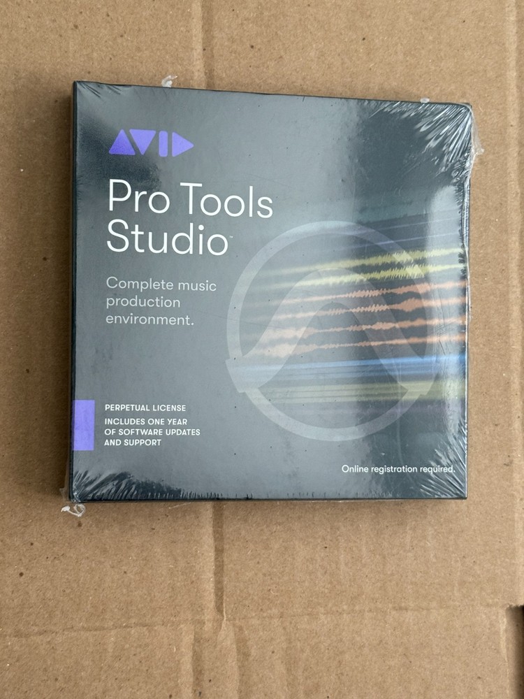 Avid Pro Tools Studio Perpetual with 1-Year Updates and Support Plan Audio BOXED
