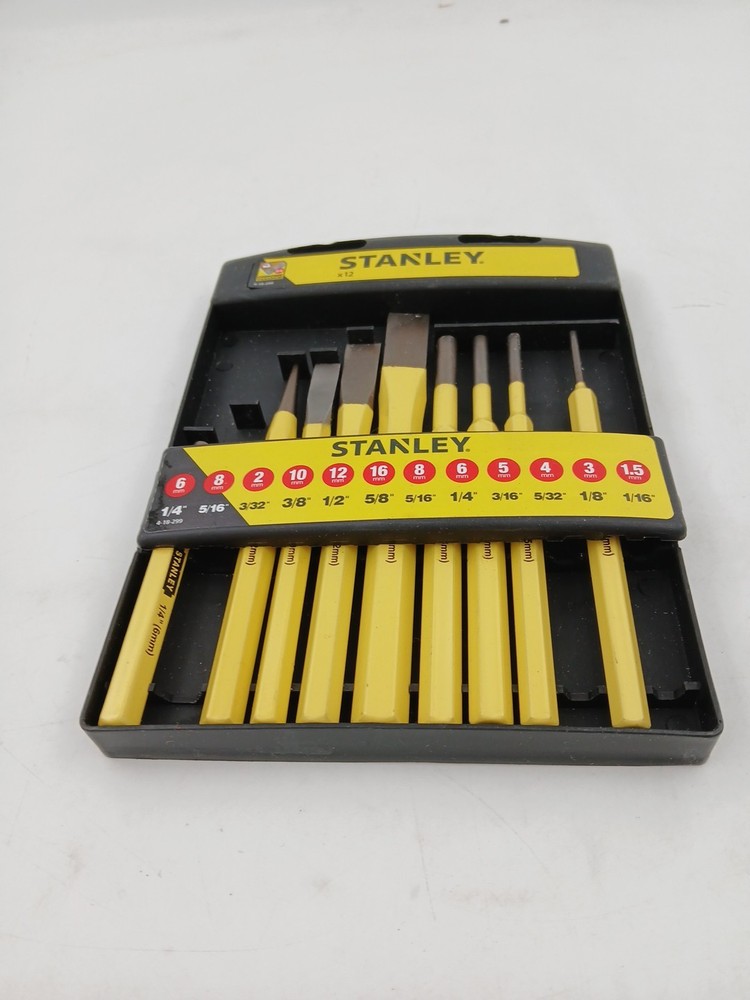 Stanley FMHT16573 FATMAX Punch and Chisel Set 12 Piece Missing 3 so 9 Total