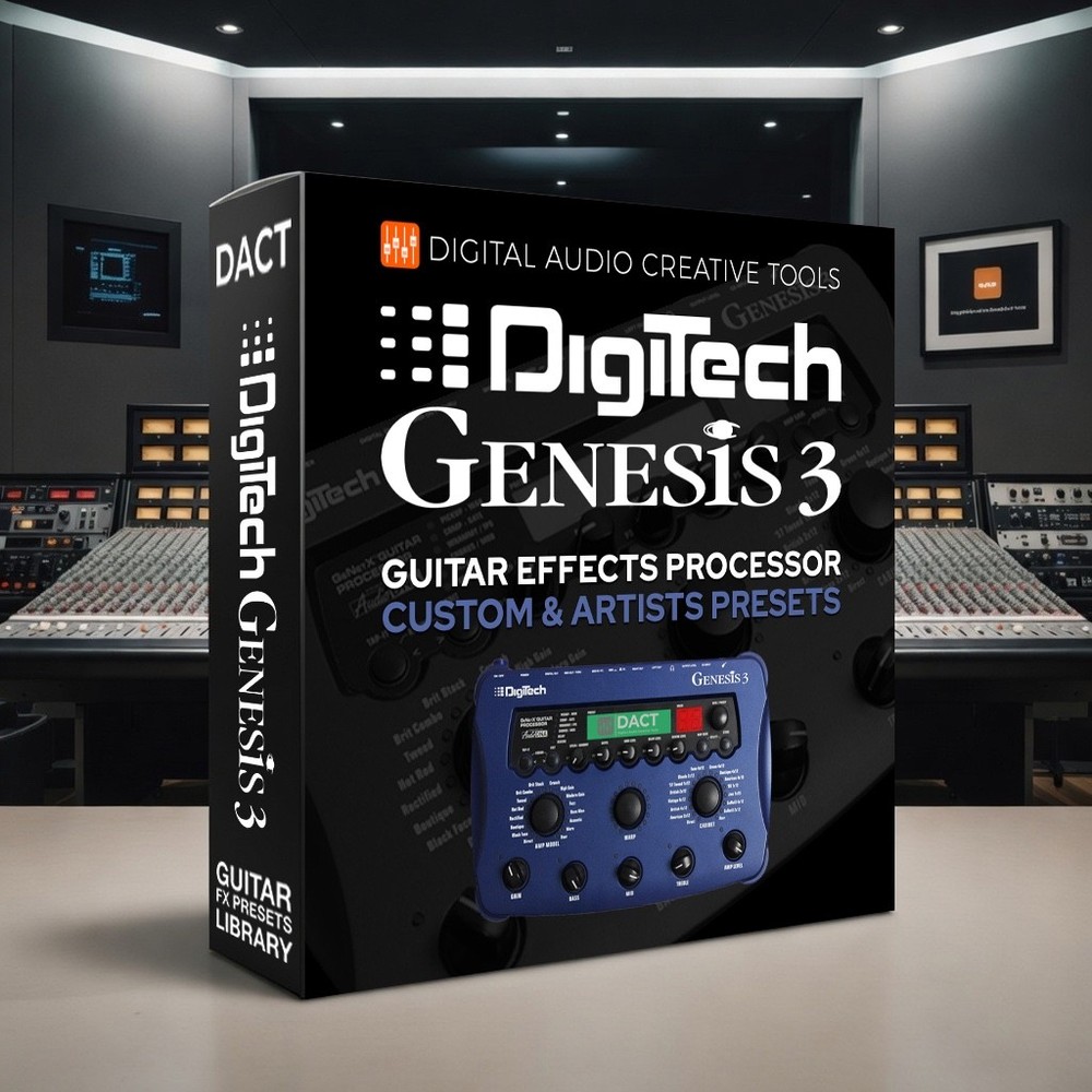 Digitech Genesis3 Guitar Multi-FX Presets Library