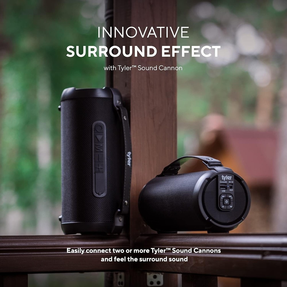Wireless Bluetooth Speaker Water Resistant Long Range 300 Watt Rechargeable Boom