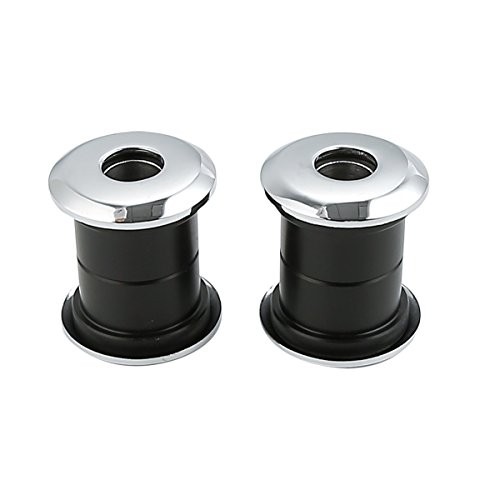 Polyurethane Handlebar Riser Bushings Damper Kit for Harley Big Twin Dyna Black
