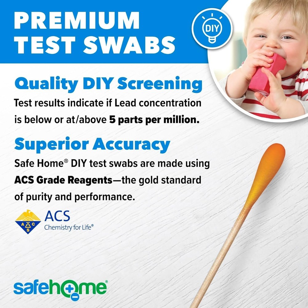 ® Lead in Solids Combo Test Kit – 10 DIY Swabs + Optional Testing at our EPA ...