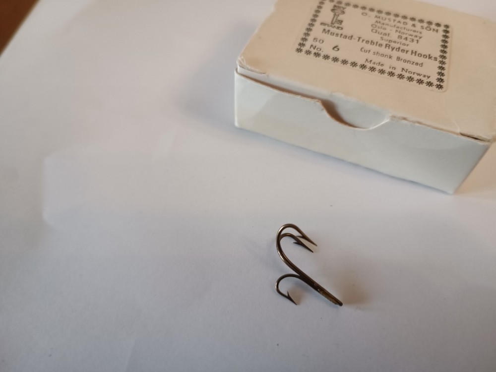 Mustad ancorette Ryder hooks n.6