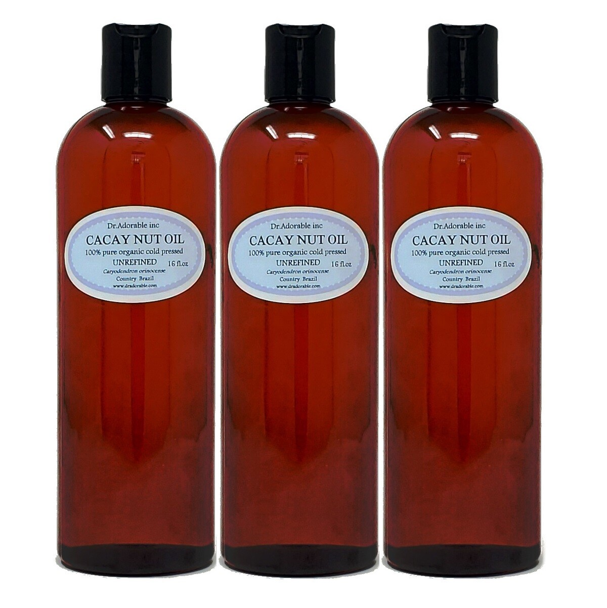 PREMIUM CACAY NUT OIL UNREFINED PURE COLD PRESSED ORGANIC FRESH SKIN HAIR CARE