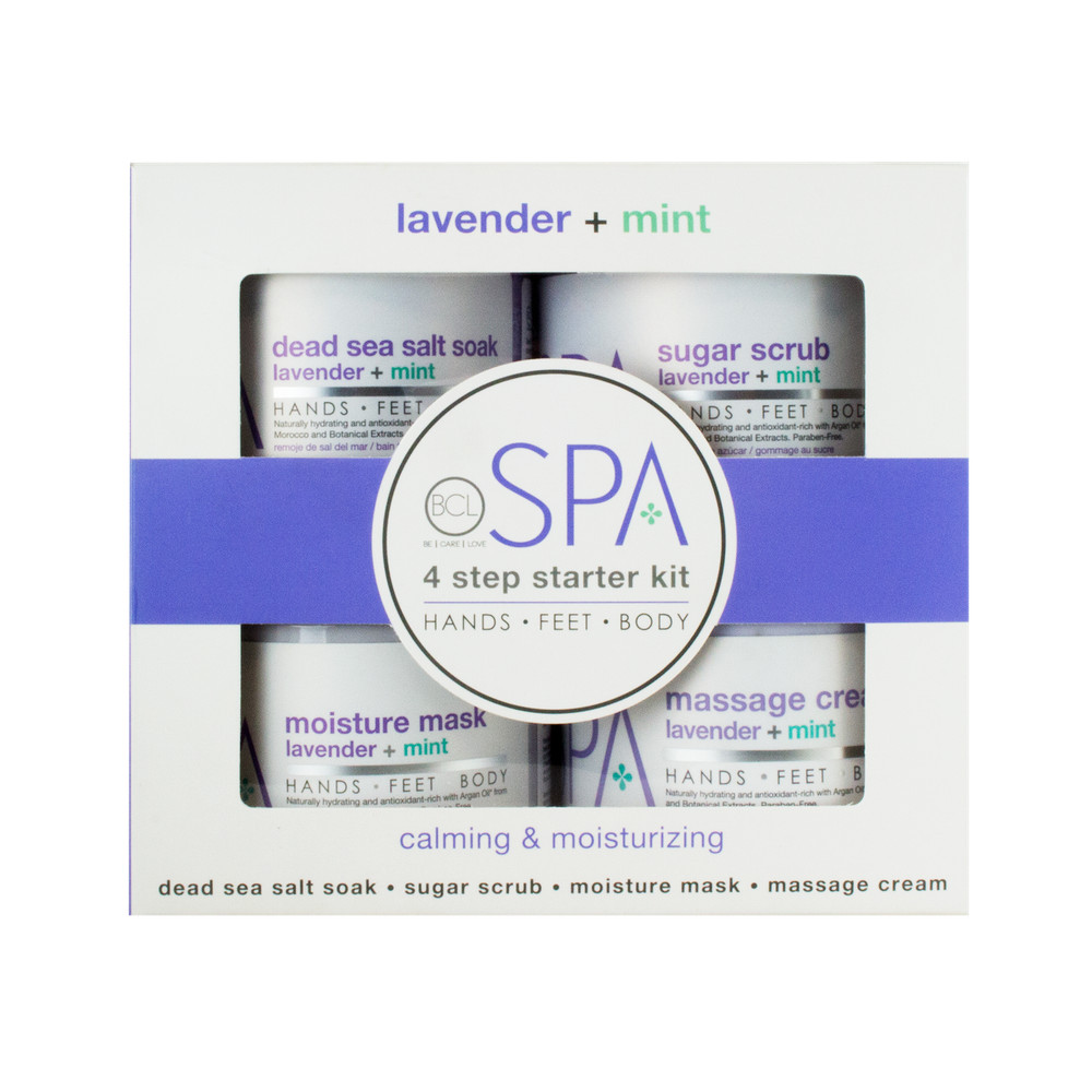 BCL SPA Lavender + Mint 4 Step Starter Kit