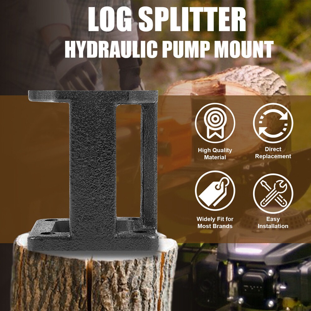 Log Splitter Hydraulic Pump Mount Replacement Brackets for 5-7 Hp Engines