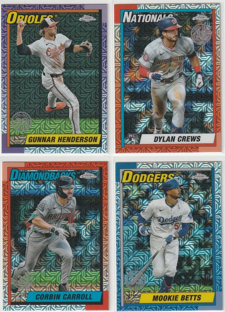2025 Topps Chrome & Chrome Update Silver Pack Pick Your Card Complete Your Set
