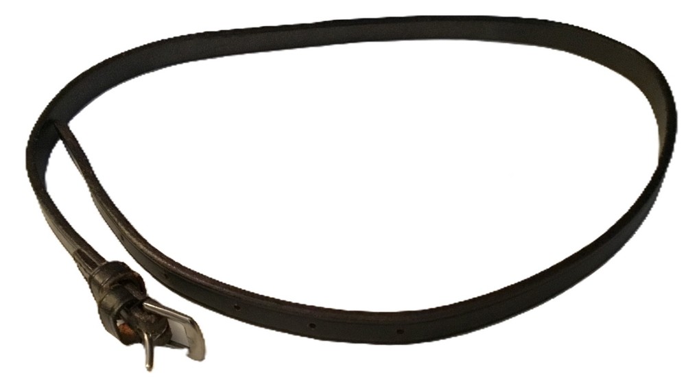 Leather FLASH Strap LARGE HORSE Black - NEW