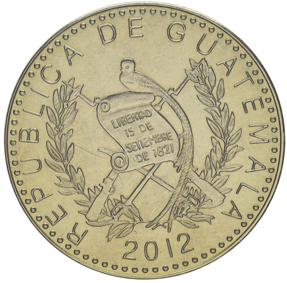 Guatemala 50 centavos 2012 UNC (KM # 283)